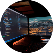 Two working monitors